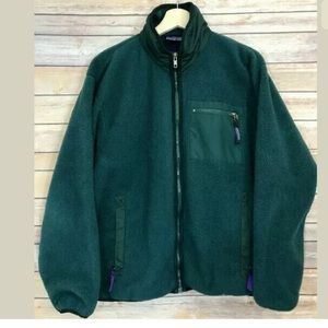 Vintage Patagonia Men’s Fleece Jacket Green Size M